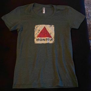 Wachusett Brewing Co. Monsta green short-sleeve T-shirt